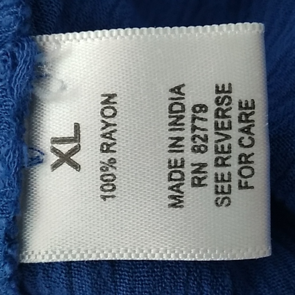 (X-56) SALE!!NWOT Westport Blouse Sz.XL Made In India - Picture 7 of 8